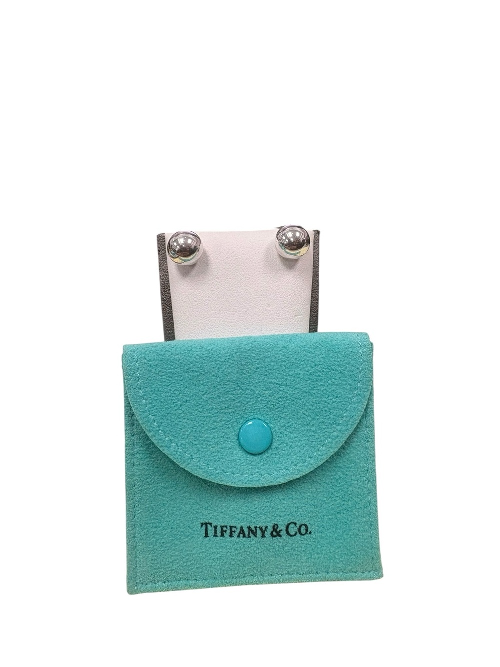 Tiffany & Co. Sterling Silver Ball Earrings
